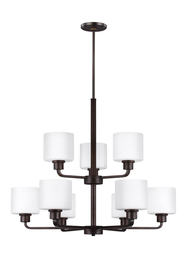 Canfield Outdoor (Damp) Chandelier by Generation Lighting