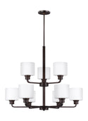Canfield Outdoor (Damp) Chandelier by Generation Lighting