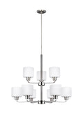 Canfield Outdoor (Damp) Chandelier by Generation Lighting