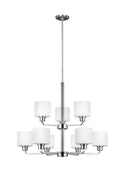 Canfield Outdoor (Damp) Chandelier by Generation Lighting