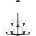 Canfield Outdoor (Damp) Chandelier by Generation Lighting