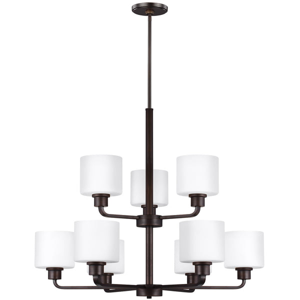 Canfield Outdoor (Damp) Chandelier by Generation Lighting