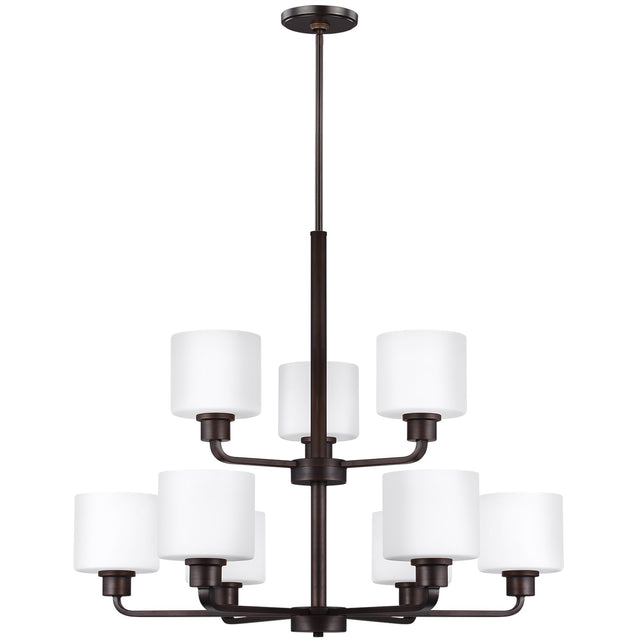 Canfield Outdoor (Damp) Chandelier by Generation Lighting