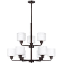 Canfield Outdoor (Damp) Chandelier by Generation Lighting
