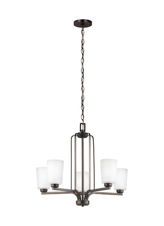 Buy bronze-with-undefined-glass Franport Outdoor (Damp) Chandelier by Generation Lighting