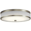 Pira Outdoor (Damp) Flush Mount Ceiling Light by Kichler