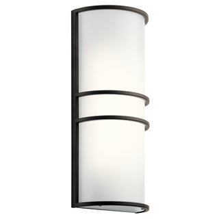 Buy olde-bronze-with-white-acrylic-glass Outdoor (Damp) Sconce by Kichler