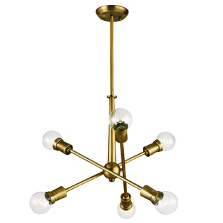 Buy natural-brass Armstrong Chandelier by Kichler