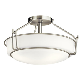 Buy brushed-nickel Alkire Flush Mount Ceiling Light by Kichler
