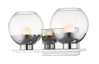 Buy chrome-with-clear-glass-and-clear-shade Osono Vanity by Z-Lite