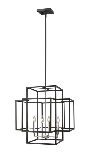Buy black-brushed-nickel Titania Outdoor (Damp) Chandelier by Z-Lite