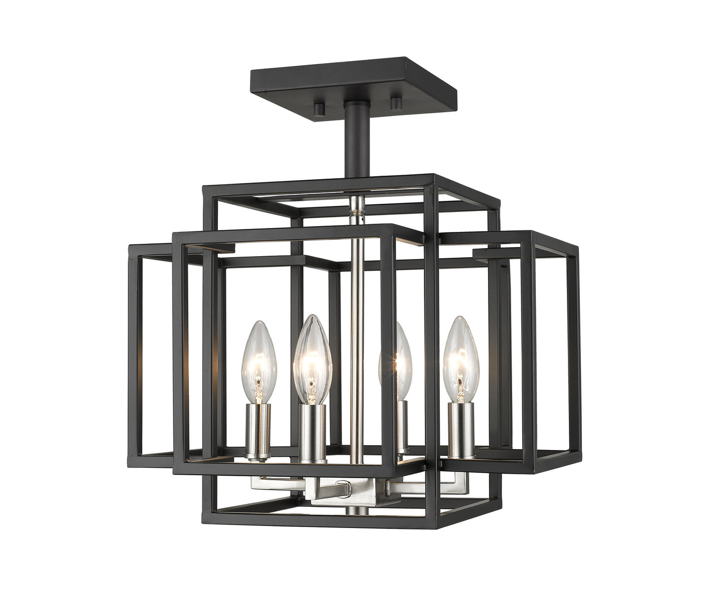 Z-Lite-454SF-BK-BN|MAIN