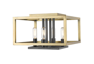 Buy olde-brass-bronze Quadra Flush Mount Ceiling Light by Z-Lite