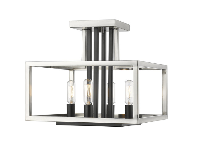 Quadra Semi-Flush Mount Ceiling Light by Z-Lite