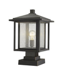 Aspen Outdoor (Wet) Post Lantern by Z-Lite