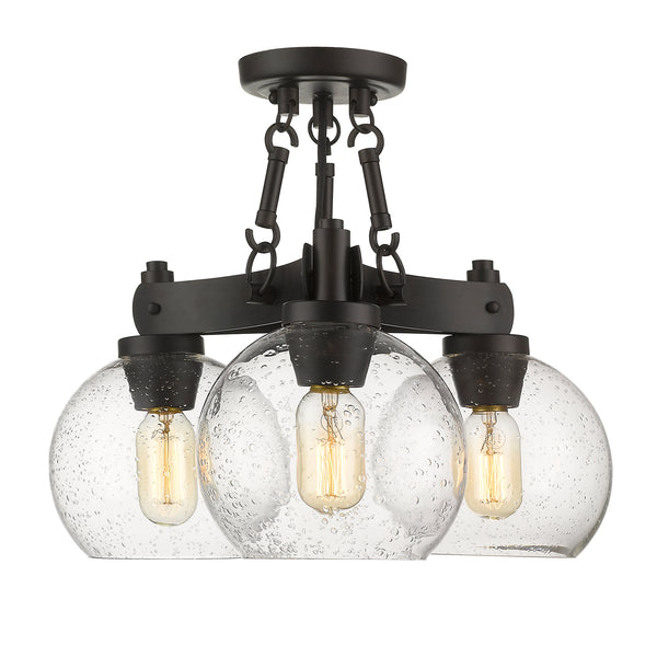 Galveston Semi-Flush Mount Ceiling Light by Golden