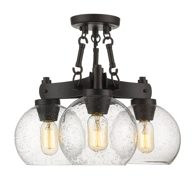 Galveston Semi-Flush Mount Ceiling Light by Golden