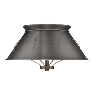 Whitaker Outdoor (Damp) Flush Mount Ceiling Light by Golden