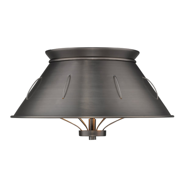 Whitaker Outdoor (Damp) Flush Mount Ceiling Light by Golden