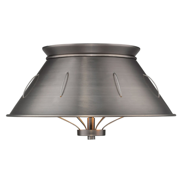 Whitaker Outdoor (Damp) Flush Mount Light by Golden