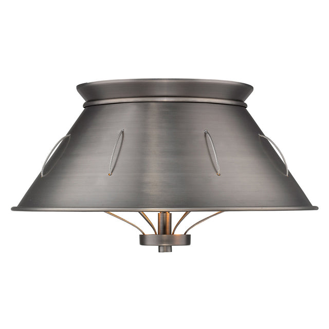 Whitaker Outdoor (Damp) Flush Mount Light by Golden