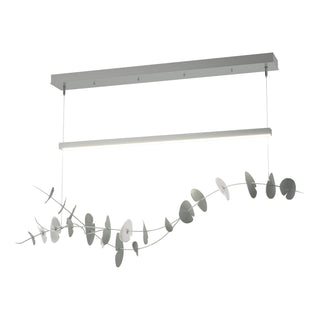 Buy vintage-platinum-with-aqualite-glass-yq-glass-and-metal-shade Lily Pendant by Hubbardton Forge