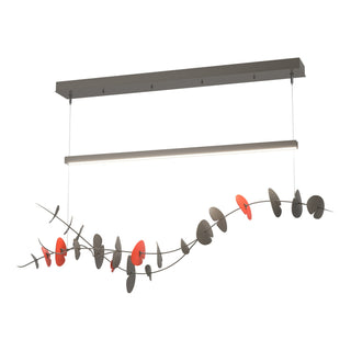 Buy dark-smoke-and-smoke-shade Lily Pendant by Hubbardton Forge