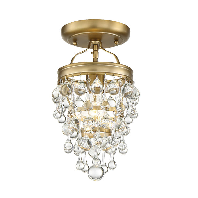 Calypso Outdoor (Damp) Semi-Flush Mount Ceiling Light by Crystorama