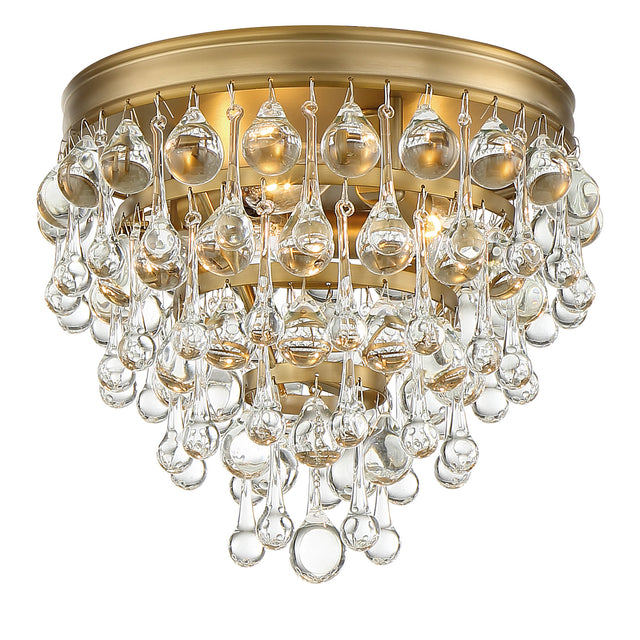 Calypso Outdoor (Damp) Flush Mount Ceiling Light by Crystorama