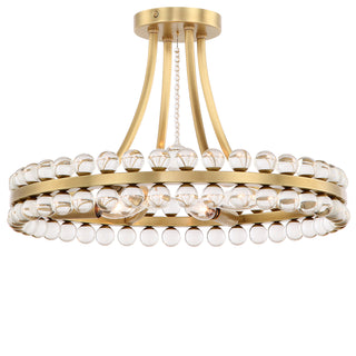 Clover Semi-Flush Mount Ceiling Light by Crystorama