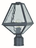 Glacier Outdoor (Wet) Post Lantern by Crystorama