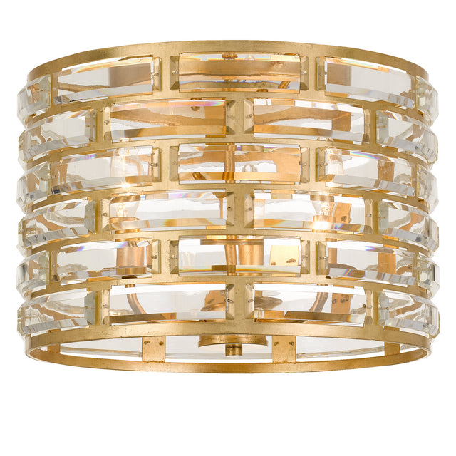 Meridian Outdoor (Damp) Flush Mount Ceiling Light by Crystorama