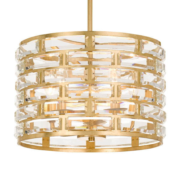 Meridian Outdoor (Damp) Chandelier by Crystorama