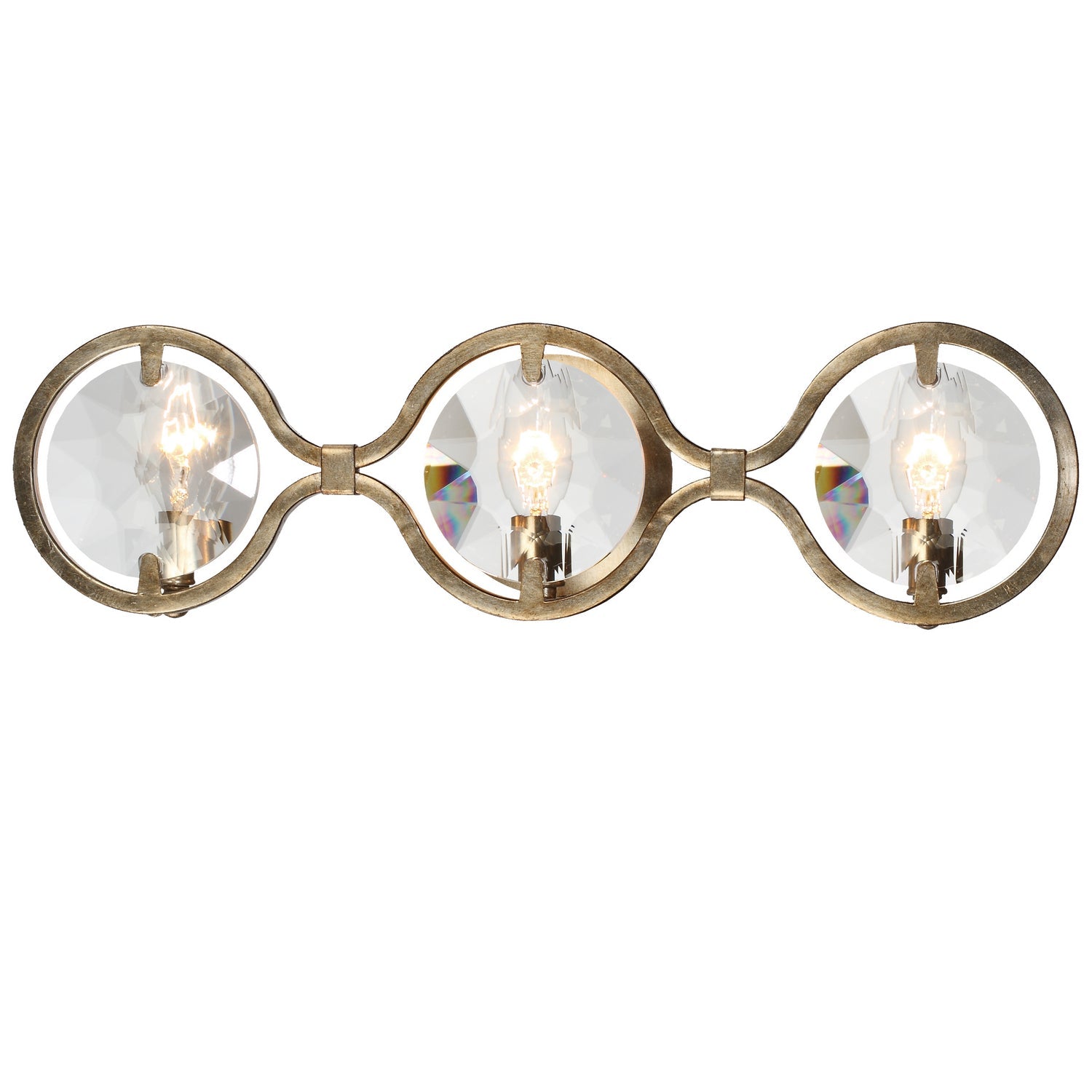 Crystorama - QUI-7623-DT - Three Light Bathroom Vanity - Quincy - Distressed Twilight from Lighting & Bulbs Unlimited in Charlotte, NC