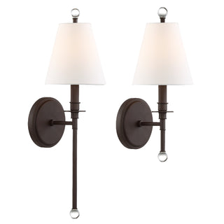 Buy dark-bronze Riverdale Outdoor (Damp) Sconce by Crystorama
