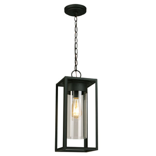 Buy matte-black Walker Hill Outdoor (Wet) Hanging Lanterns by Eglo USA