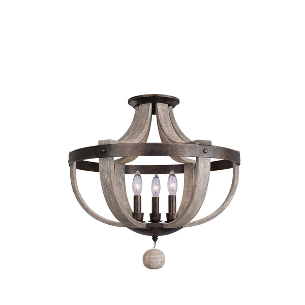 Harper Semi Flush Mount Light by Kalco