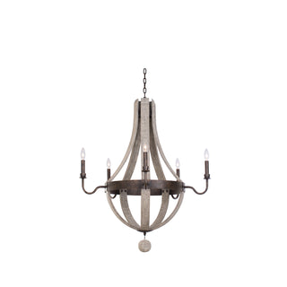 Buy florence-gold Harper Chandelier by Kalco
