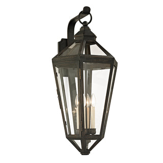 Buy vintage-bronze-with-clear-glass-and-clear-shade Calabasas Outdoor (Wet) Wall Lantern by Troy Lighting