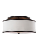 Lennon Outdoor (Damp) Flush Mount Ceiling Light by Visual Comfort Studio