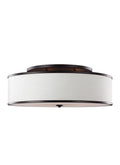 Lennon Outdoor (Damp) Semi-Flush Mount Ceiling Light by Visual Comfort Studio