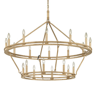 Buy champagne-silver-leaf Sutton Chandelier by Troy Lighting