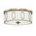 Winter Gold with White Fabric Bolt-On Shade 14.5``x5.5`` Glass