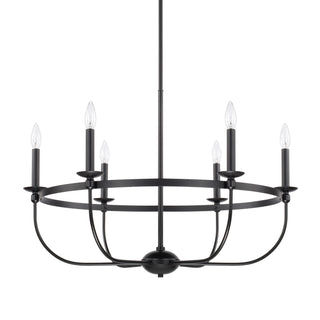 Buy matte-black Rylann Chandelier by Capital Lighting
