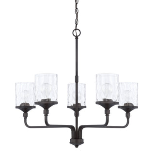 Buy matte-black Colton Chandelier by Capital Lighting