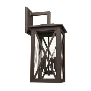 Buy oiled-bronze-with-clear-glass Avondale Wall Lantern by Capital Lighting