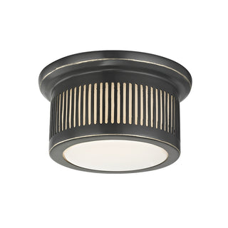 Buy old-bronze Bangor Outdoor (Damp) Flush Mount Ceiling Light by Hudson Valley