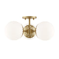 Paige Outdoor (Damp) Semi-Flush Mount Ceiling Light by Mitzi