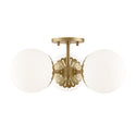 Paige Outdoor (Damp) Semi Flush Mount Light by Mitzi