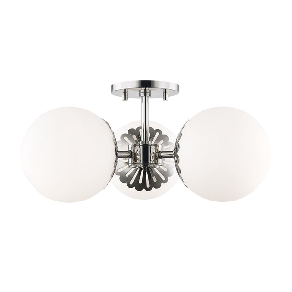 Paige Outdoor (Damp) Semi Flush Mount Light by Mitzi